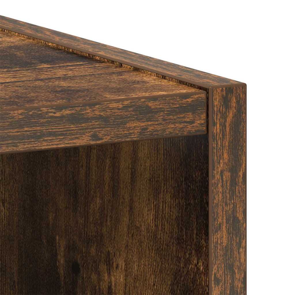 Hanging Cabinet with Shelf Riga Smoked Oak 20 x 29.5 x 100 cm